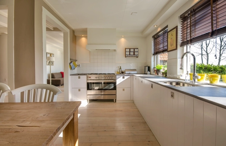 Bright cozy modern